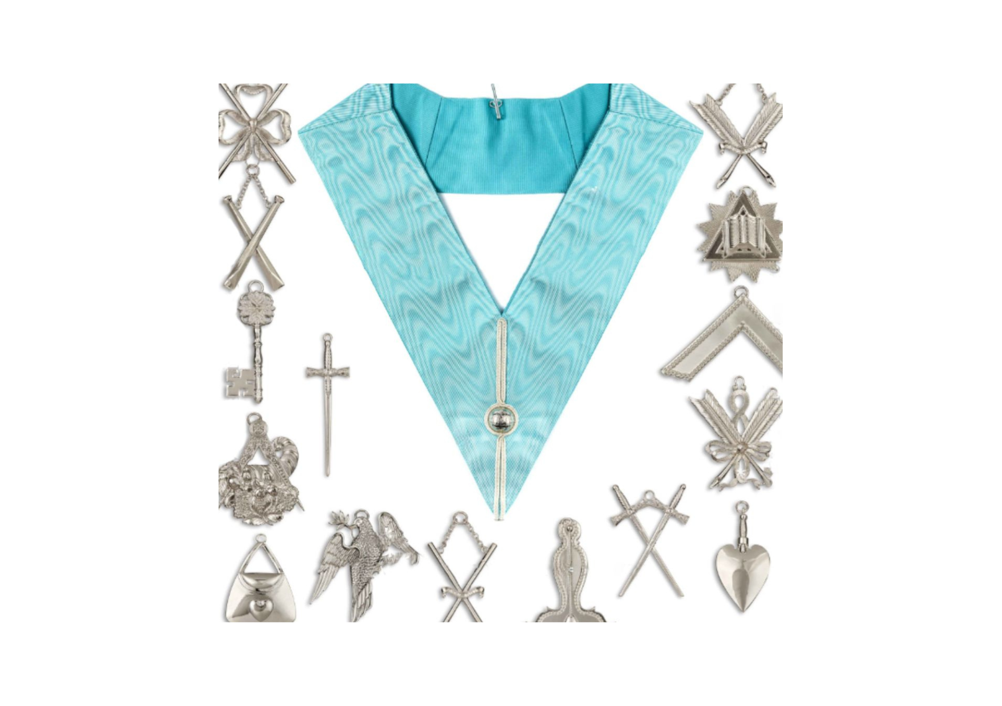 Officers Collar With Various Collar Jewels